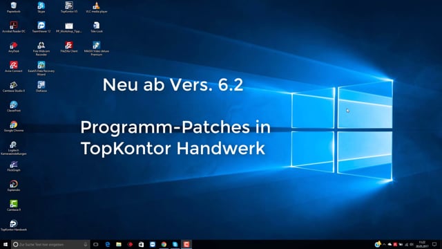 Neu ab V 6.2 - Patches durchführen