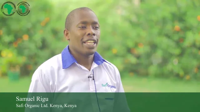 Samuel Rigu, Safi Organic Ltd. Kenya