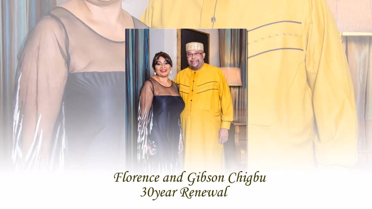 Florence and Gibson Chigbu 30yr. Renewal on Vimeo