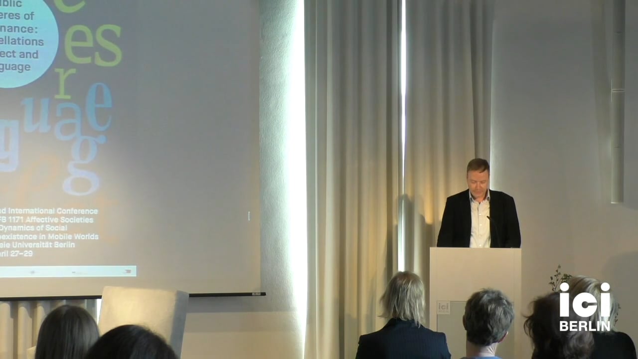 Introduction by Christian von Scheve (Part II)