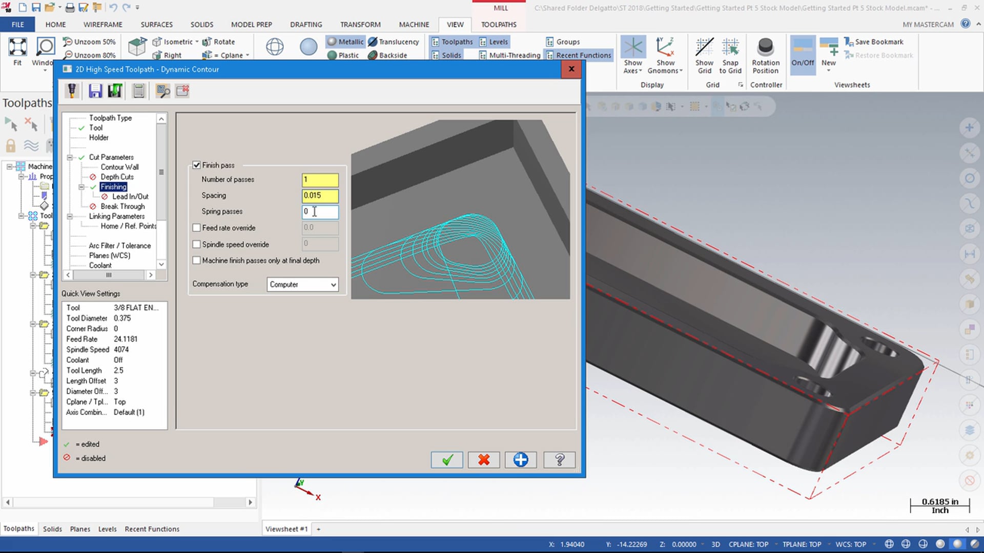 Getting Started Project - CAM