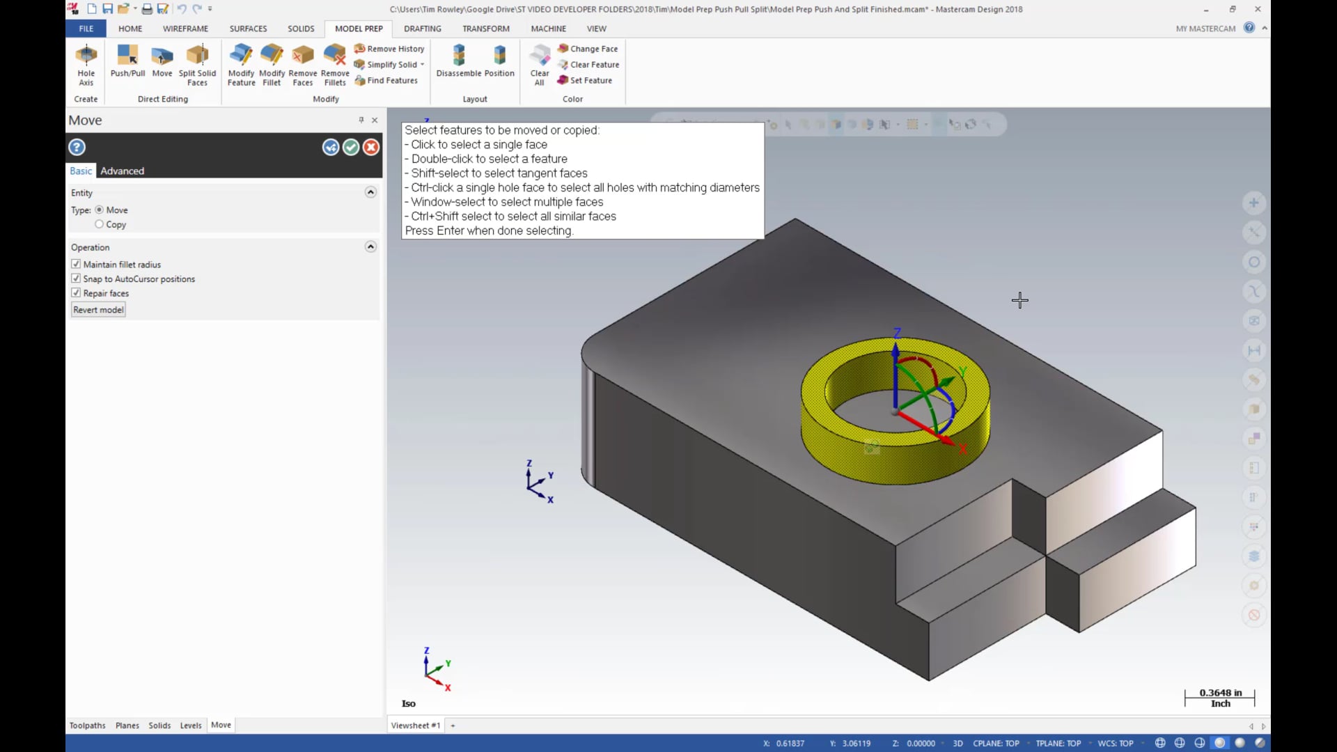 Direct Solids - Model Prep