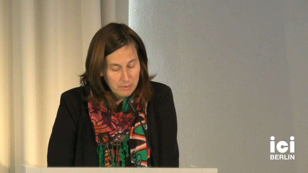 Talk by Kathrin Röggla