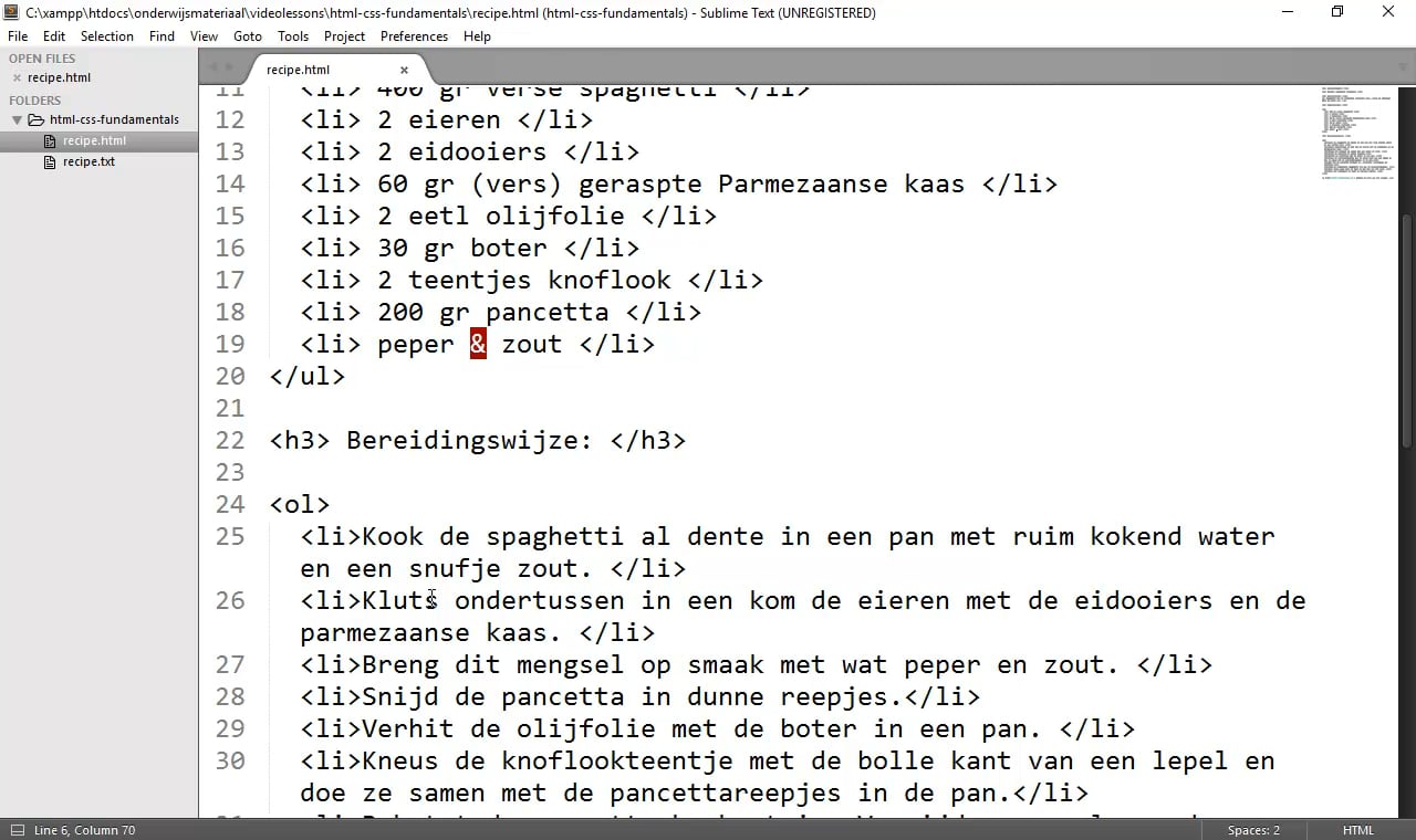 2. HTML CSS Fundamentals: Geef structuur aan je webpagina on Vimeo