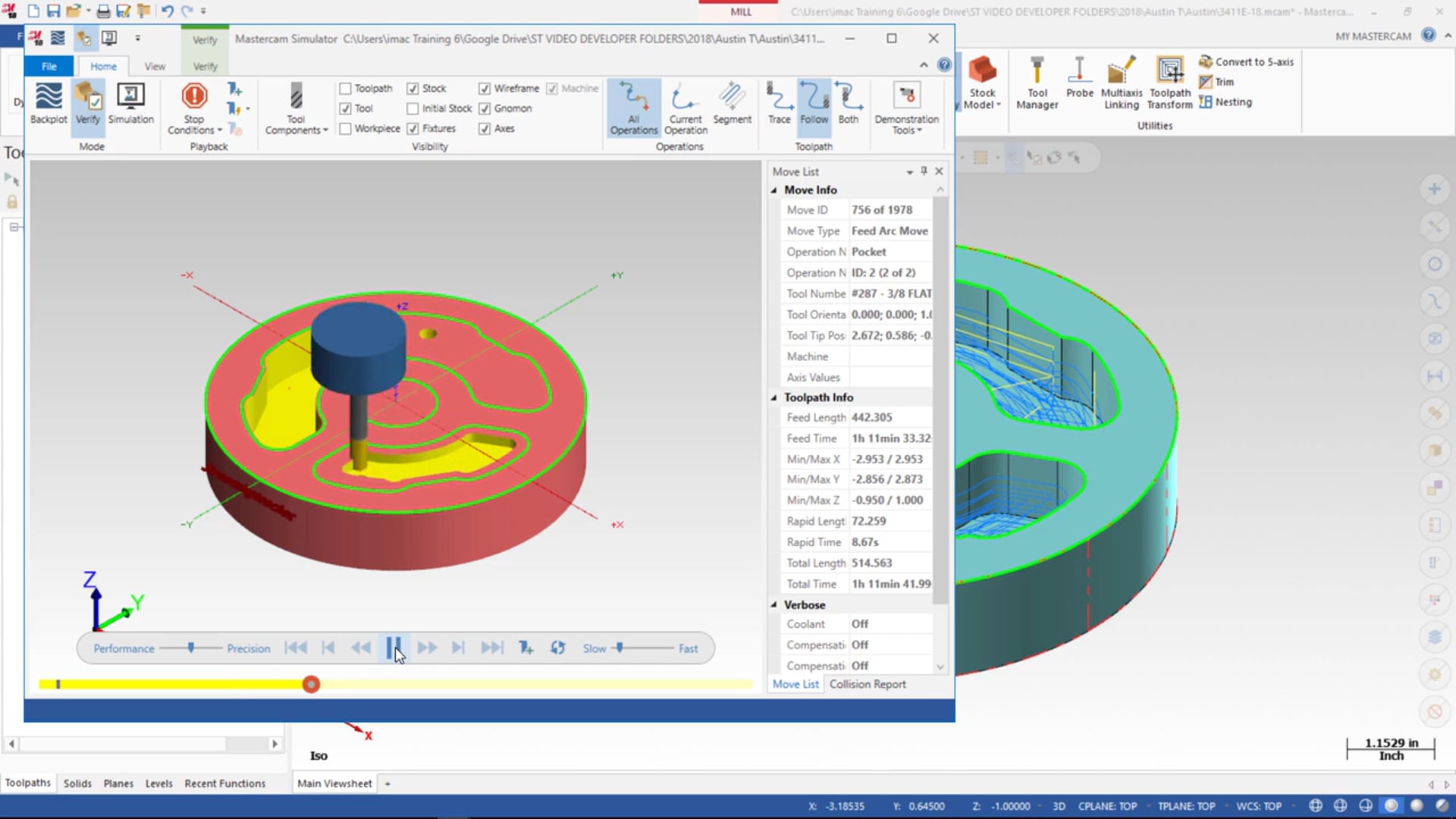 Pocket Toolpath (Legacy)