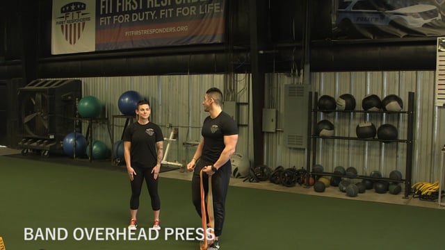 Band Overhead Press