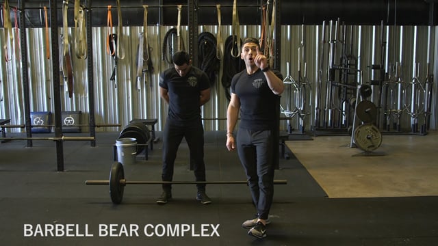 Barbell Bear Complex