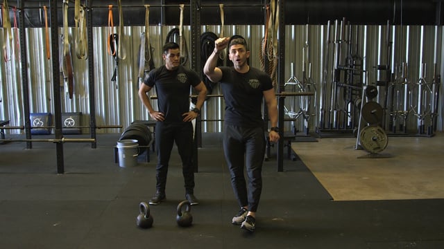 Double Kettle Bell Complex