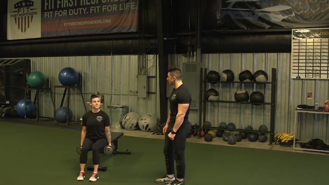 Dumbbell Seated Power Clean