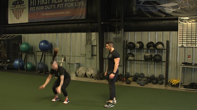 Speed Burpee to Tuck Jump