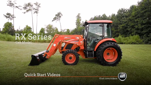 How to Start a Kioti Tractor  