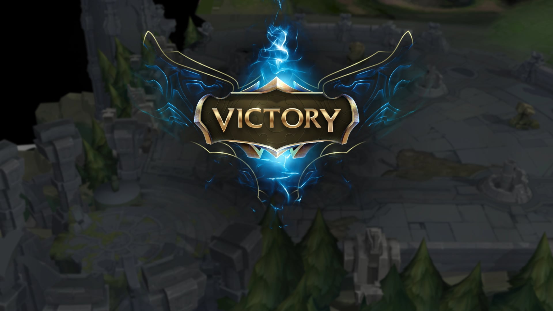 League Of Legends Victory Screen