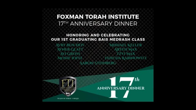 FTI 17th Anniversary Dinner - B.M. Graduates Tribute