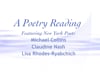 Chappaqua Library - A Poetry Reading