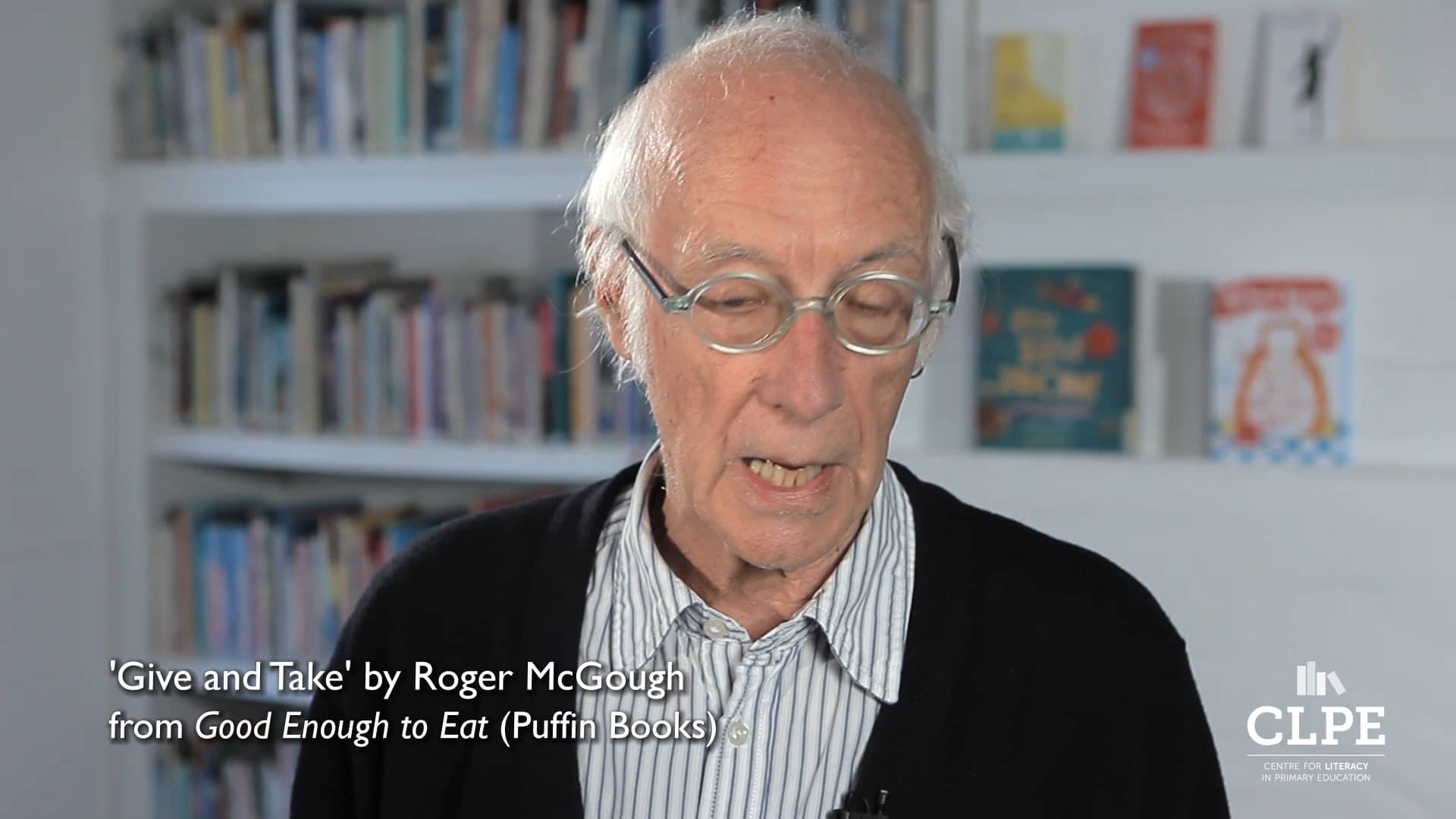 Roger McGough - Give and Take on Vimeo