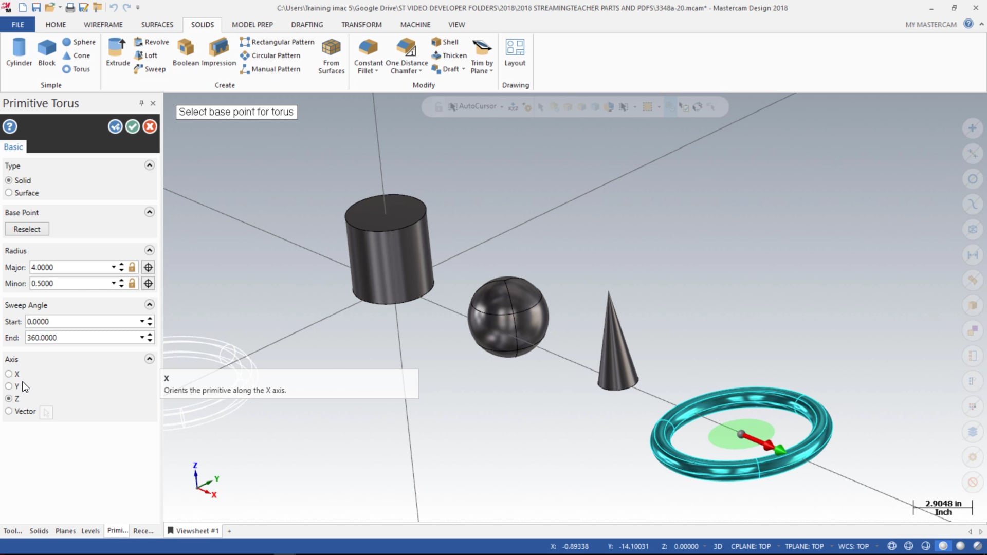 3D Geometry - Solids