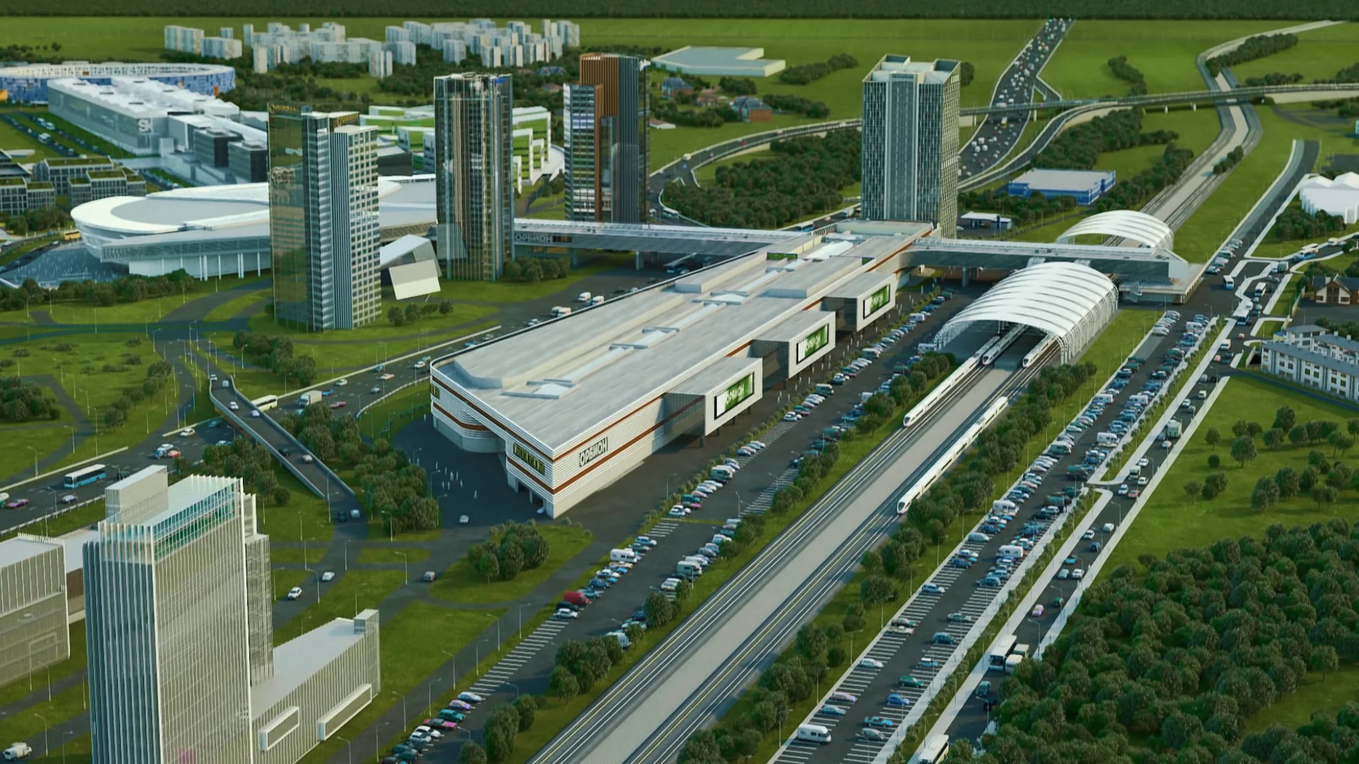 Технопарки 2025 москва. Станция Сколково орбион. ТЦ орбион Сколково. Инновационный центр Сколково Технопарк Одинцово. Транспортный хаб Сколково Трехгорка.