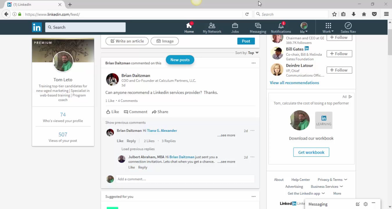 Exporting Connections on Vimeo