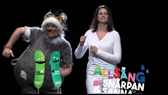 Här dansar herr gurka