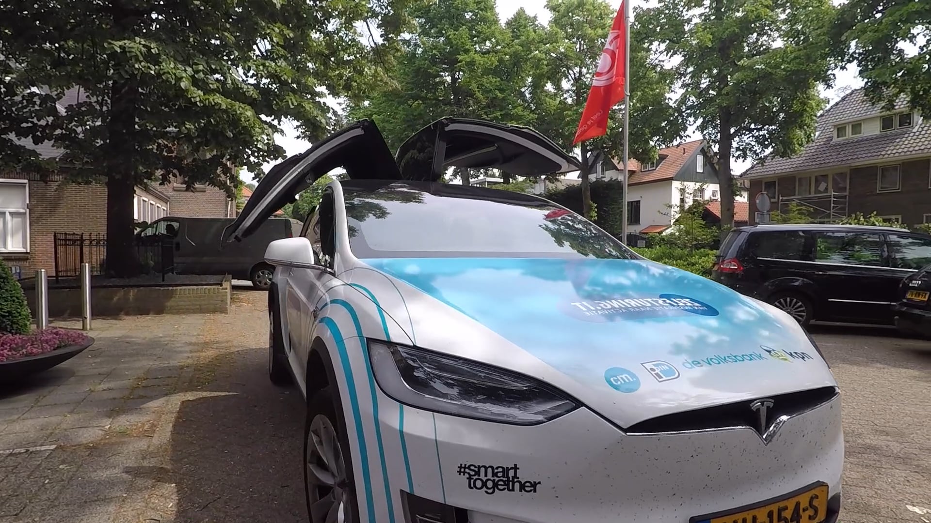 Renze in een zelfrijdende auto