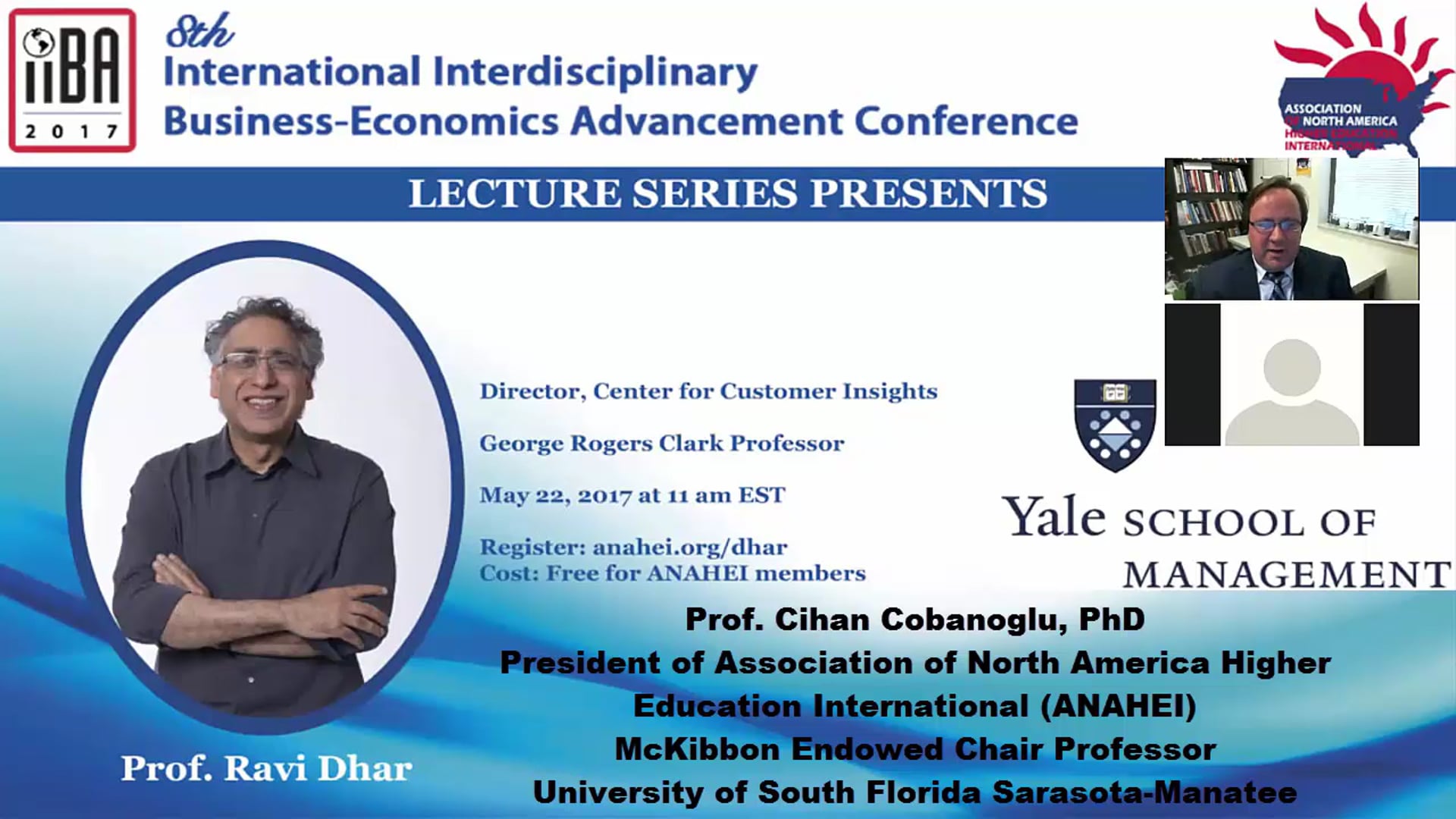 ANAHEI Distinguished Lecture Series: Dr. Ravi Dhar, School of Management, Yale University