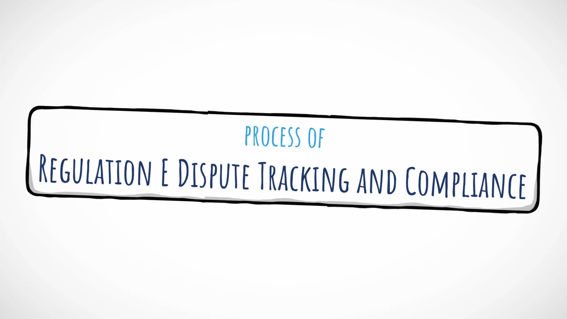 FINBOA Workflow Automation Regulation E Dispute Tracking Whiteboard on