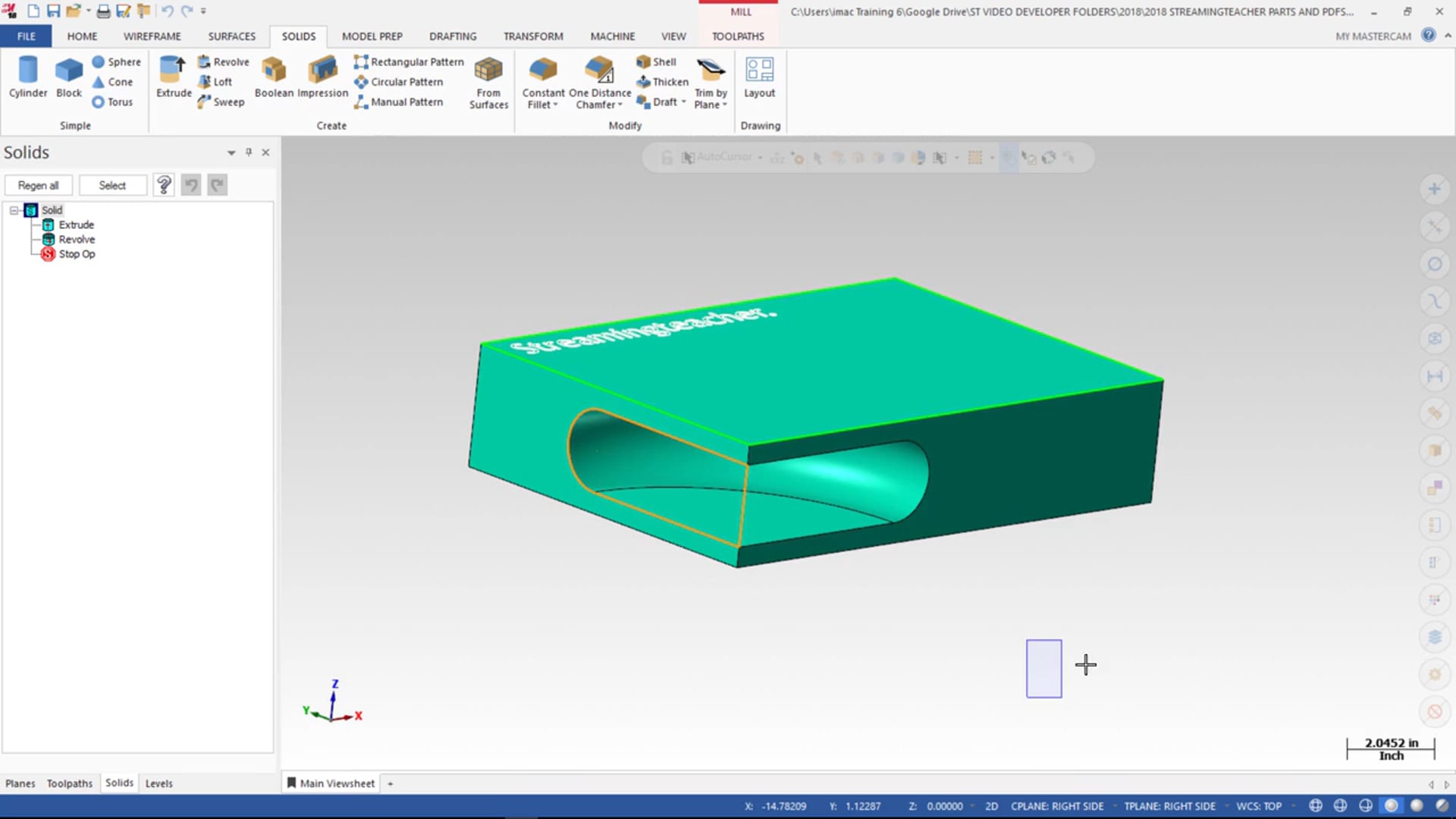 3D Geometry - Solids