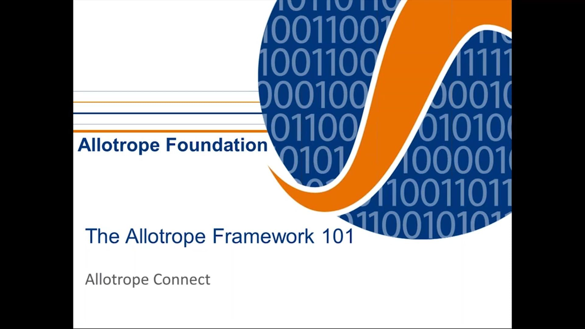 01-Framework 101 (Allotrope Connect March 2017)