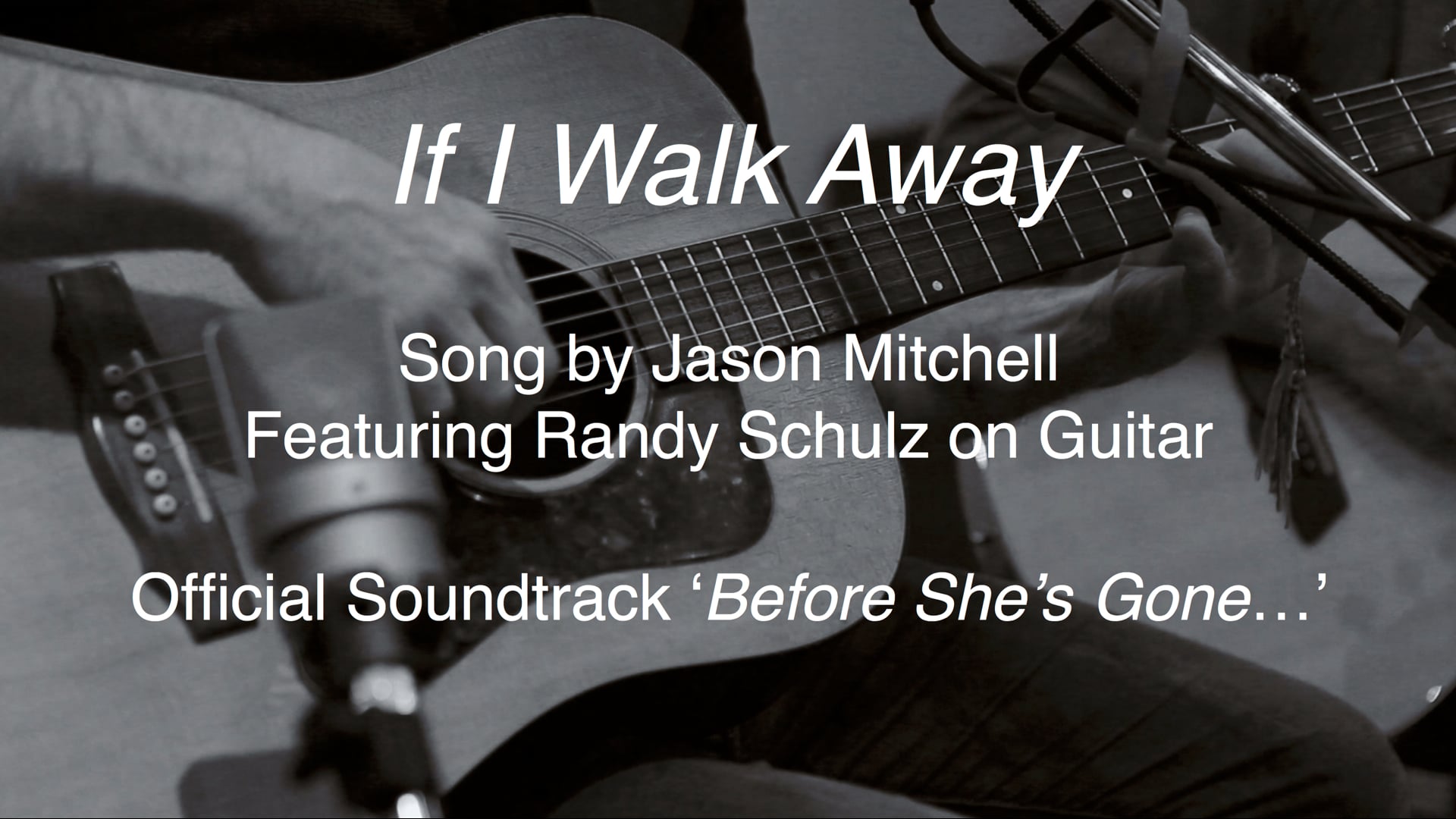"If I Walk Away" by Jason Mitchell