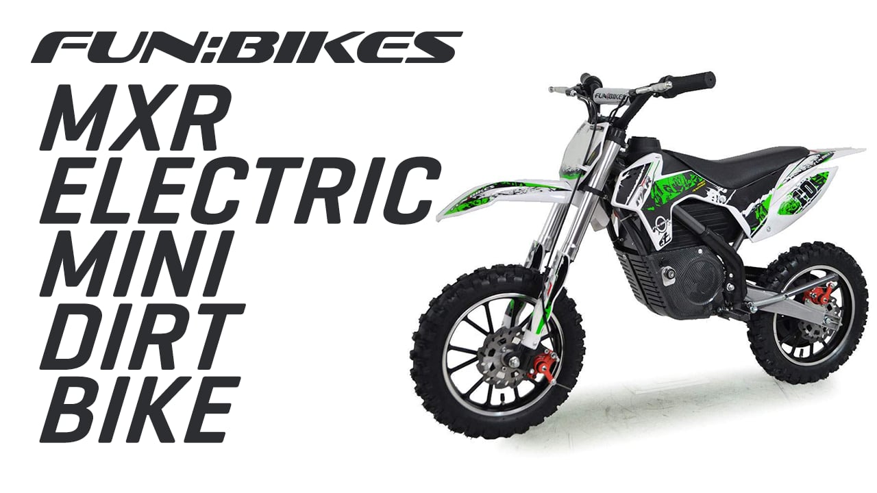 FunBikes MXR 61cm Electric Kids Mini Dirt Bike