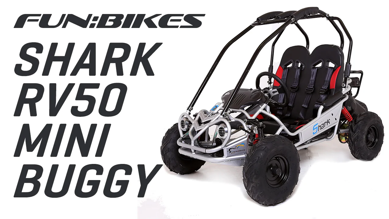 Shark rv50 156cc silver shop mini off road buggy