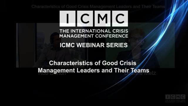 Characteristics of Good Crisis Management Leaders and Their Teams