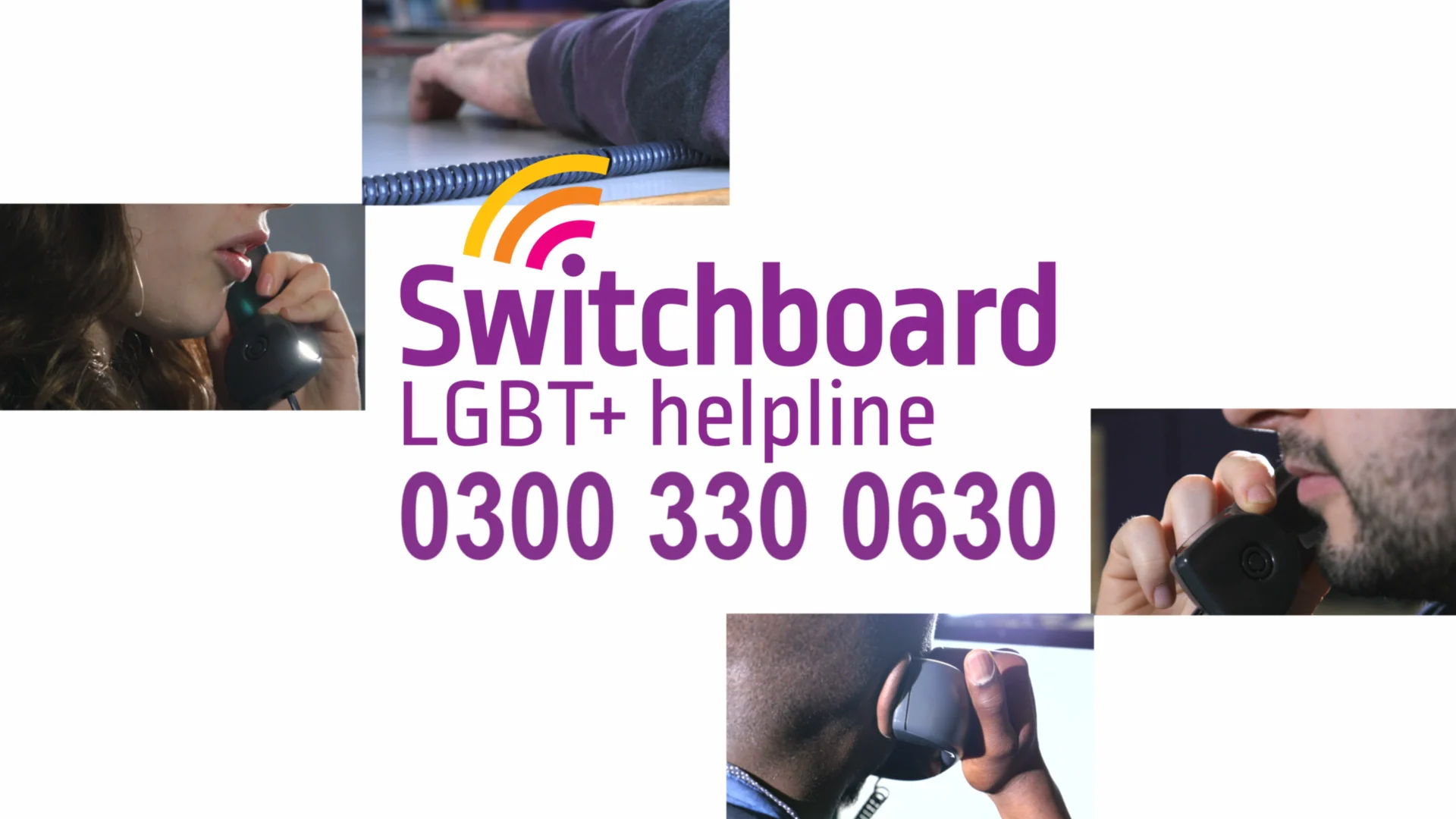 Switchboard LGBT website home page video on Vimeo