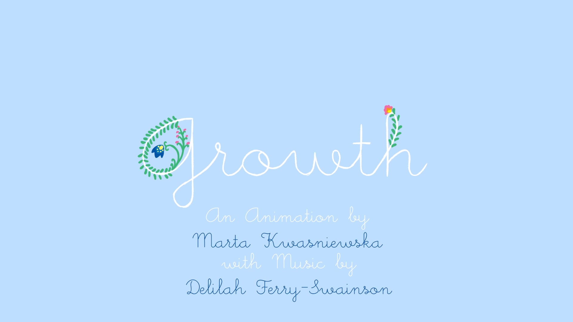 Growth | 2D Animation Trailer | Student Short Film