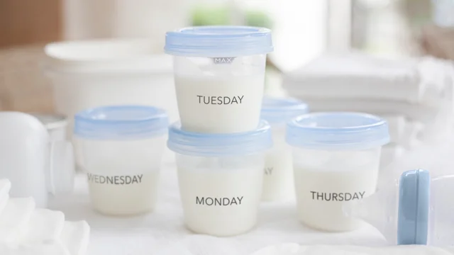 Convenient Space-Saving Frozen Breast Milk Bag Storage or Ice Cube Bin