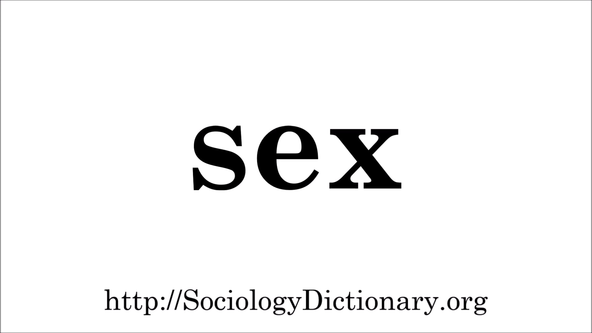 How to pronounce sex.