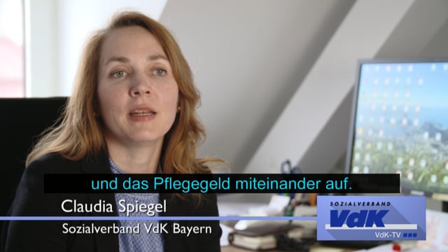 Serie Pflegeleistungen Teil 2: Pflegegeld und Pflegesachleistung (UT)