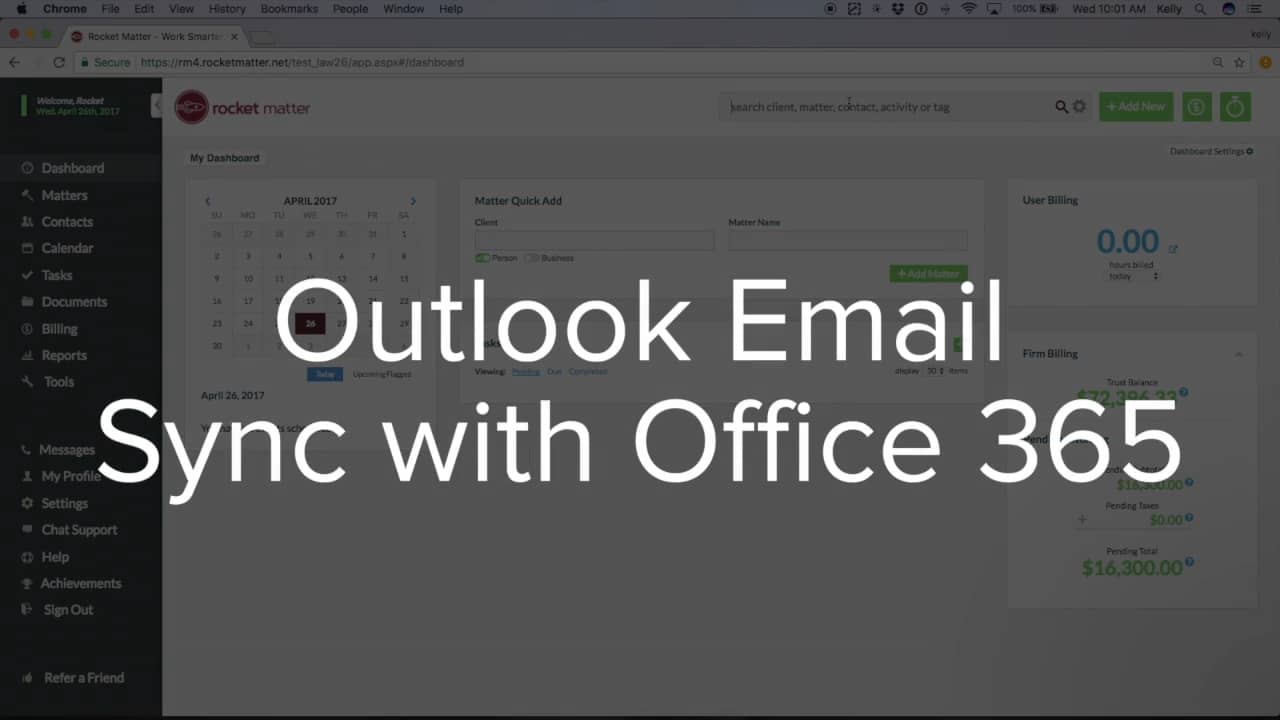 Outlook Sync With Office 365 On Vimeo