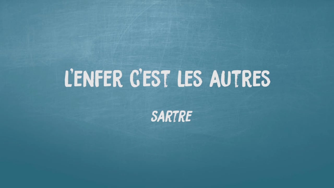 L Enfer C Est Les Autres Sartre Philosophie Terminale