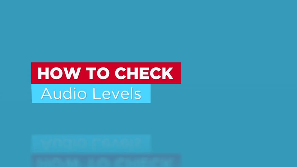 StoryCorps: How to Check Audio Levels