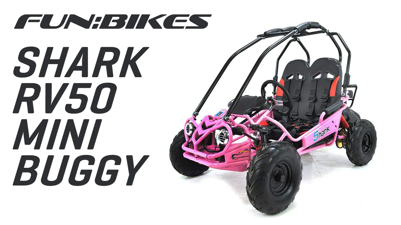 FunBikes Shark RV50 156cc Pink Mini Off Road Buggy