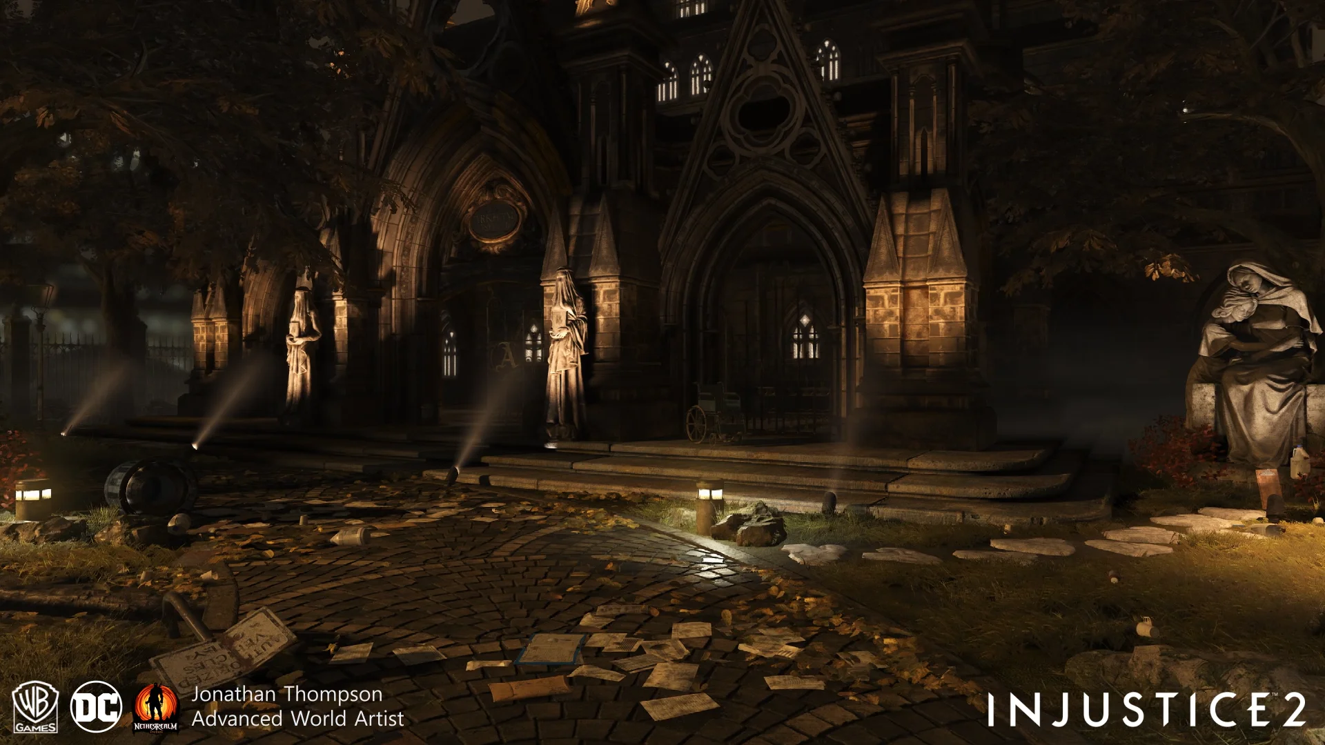 Injustice 2 Arkham Asylum (Front Gates) on Vimeo