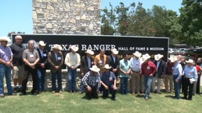 Texas Ranger Hall of Fame New Sign Dedication