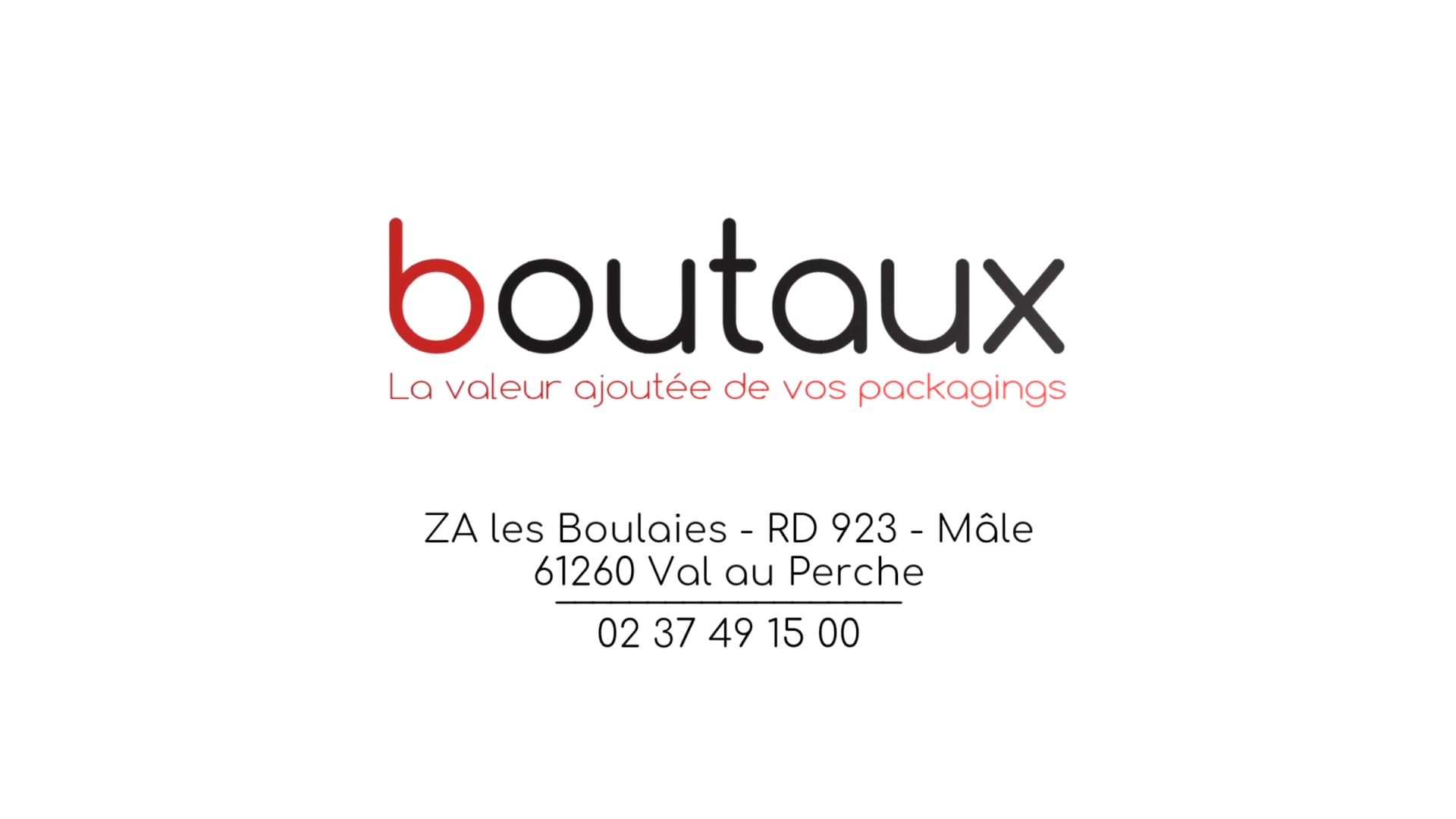 Boutaux Packaging - Visite audiovisuelle V2017