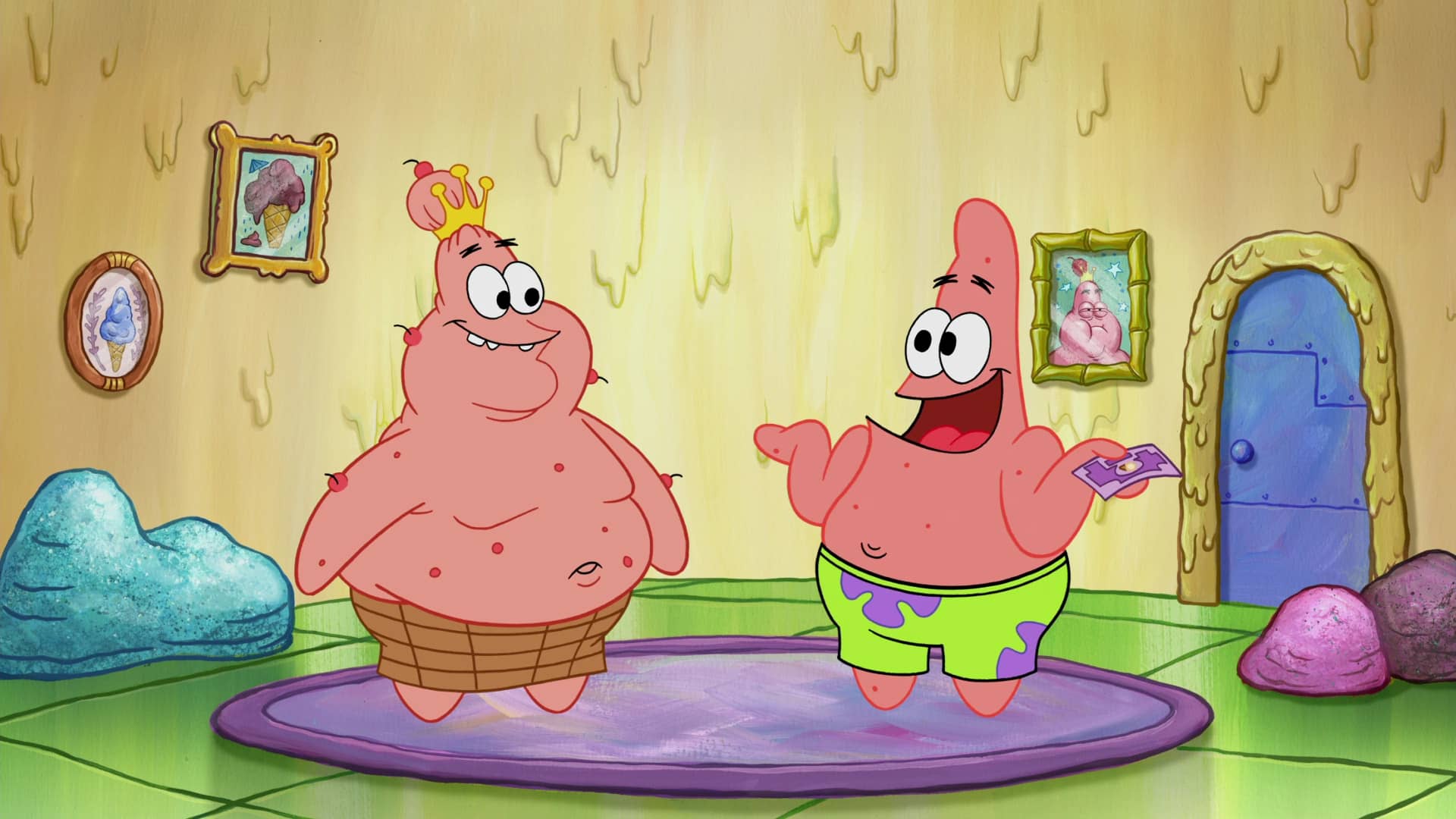 Мороженщик боб. Спанч Боб и Патрик. Губка Боб квадратные штаны Патрик. Патрик с мультика губка Боб.
