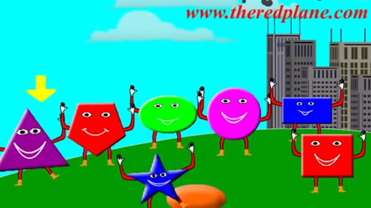 Shapes for children song - Kids learning songs 