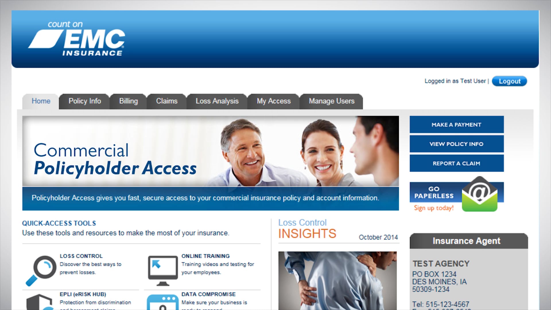 EMC Commercial Policyholder Access on Vimeo