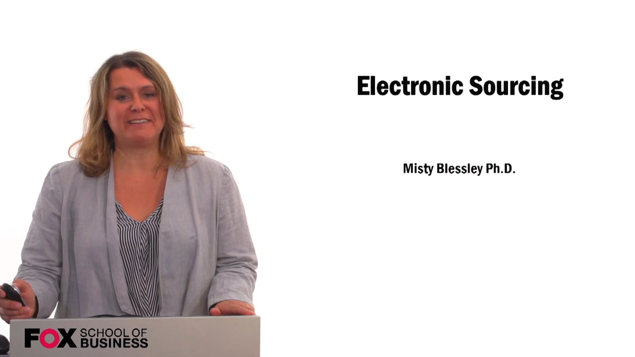 Login to view Electronic Sourcing