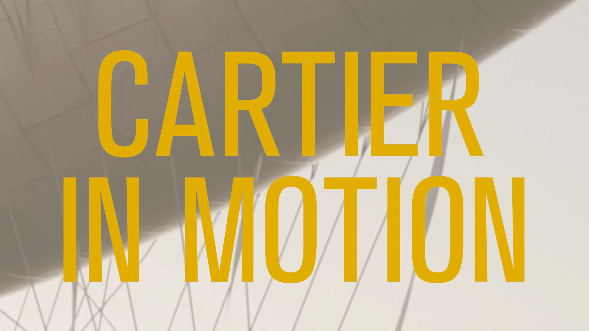 Cartier in Motion Trailer