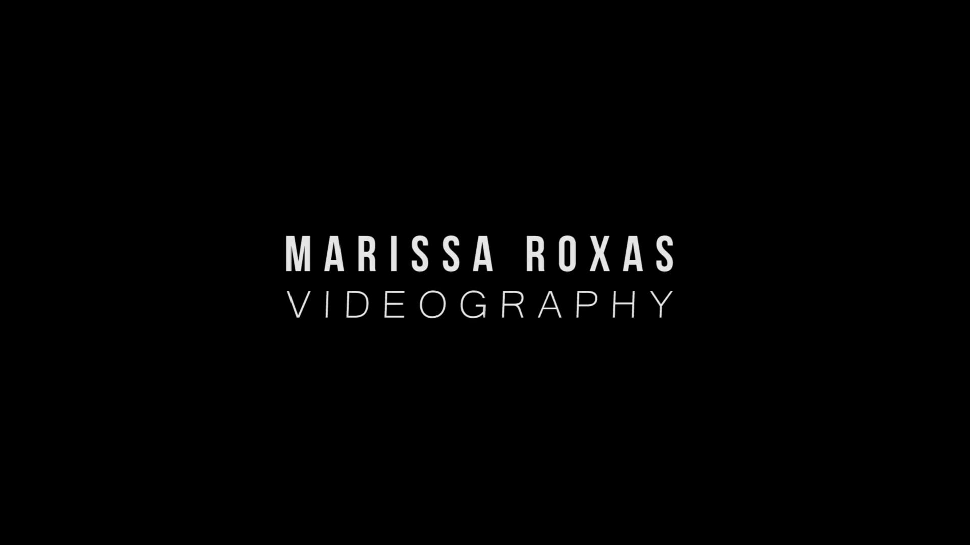 MARISSA ROXAS VIDEOGRAPHY REEL // 2017